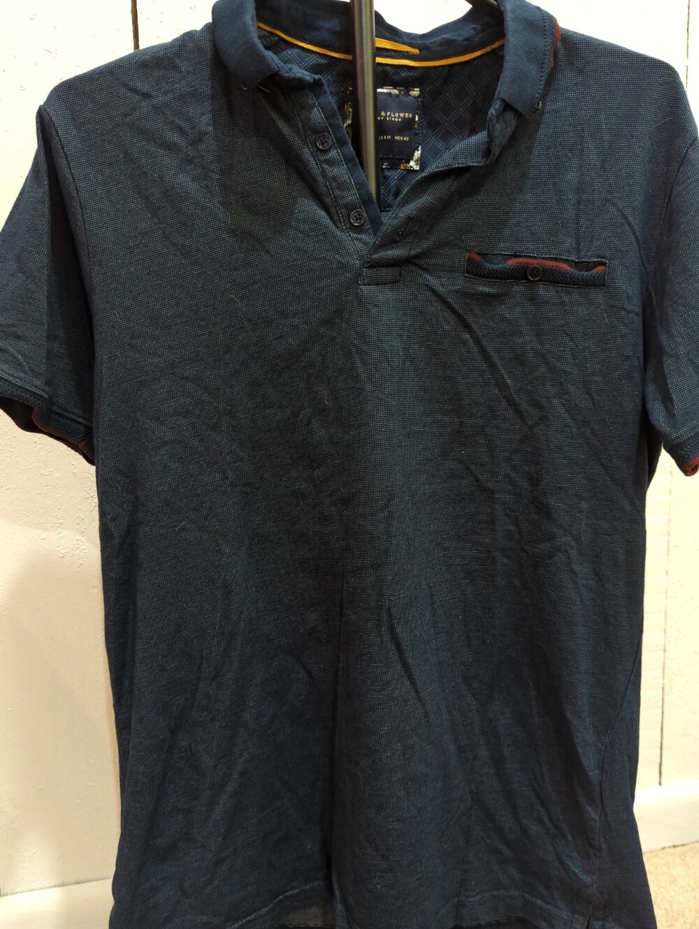Denim & Flower Ricky Singh Polo Shirt Size M
